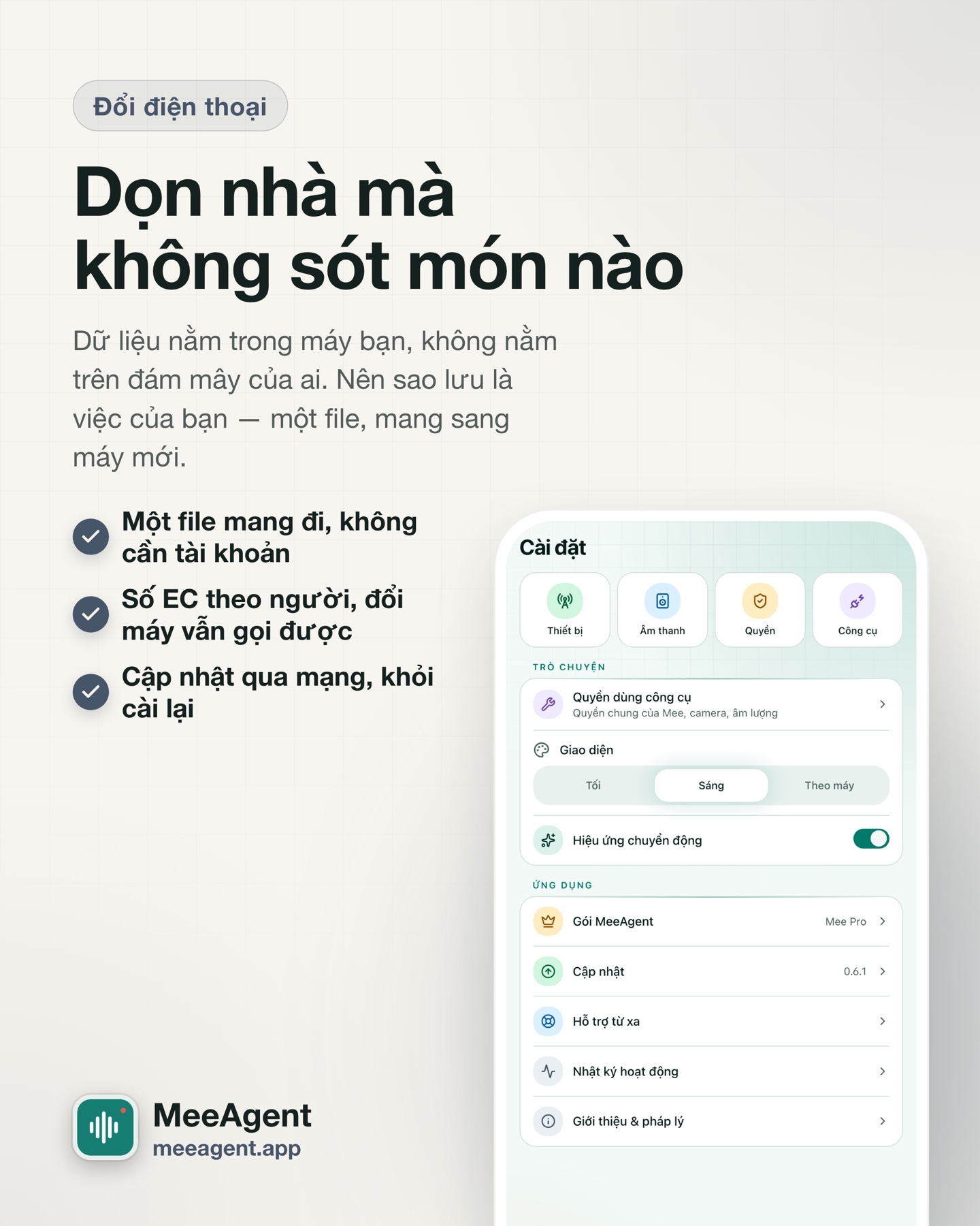 Đổi điện thoại: Dọn nhà mà không sót món nào