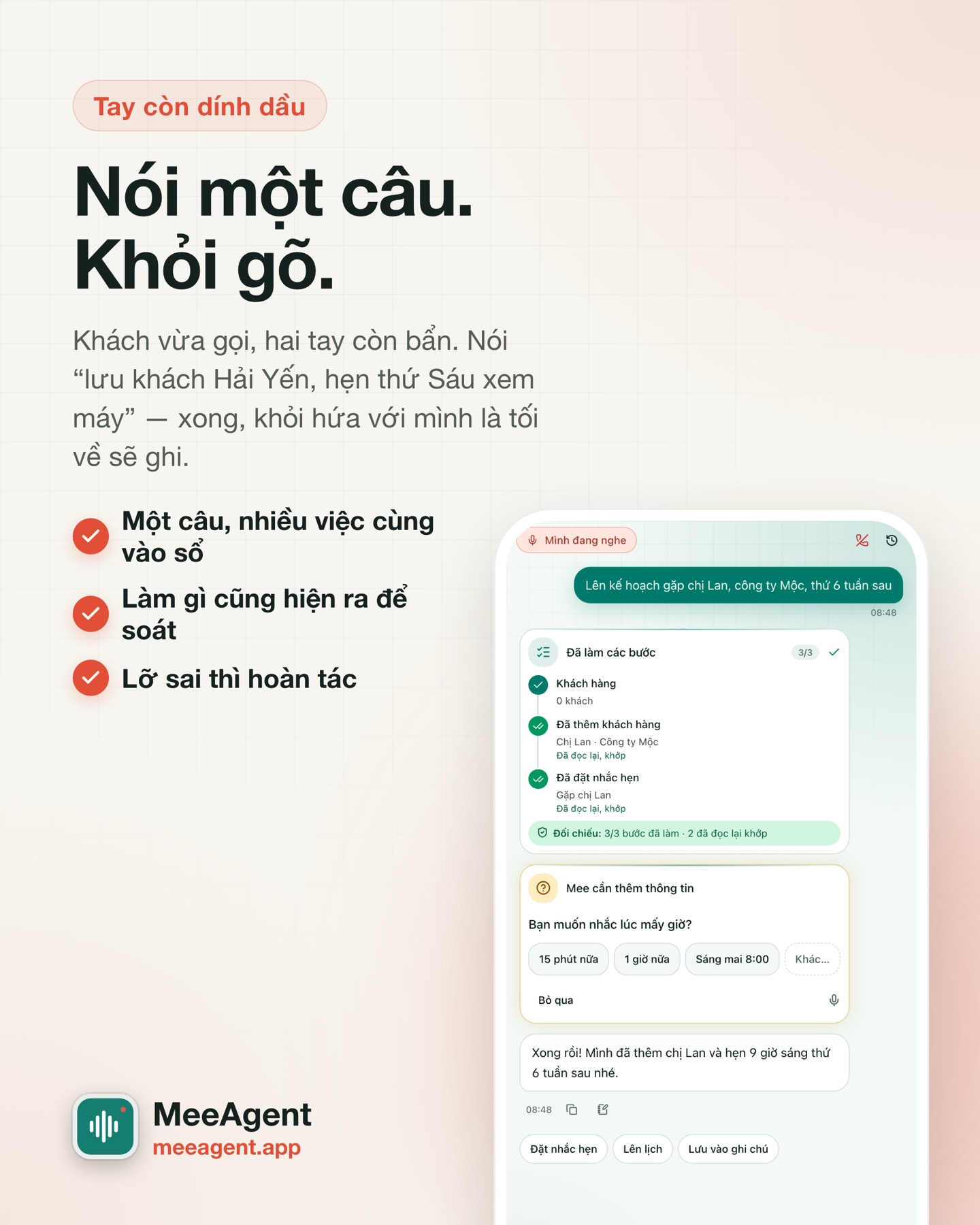 Tay còn dính dầu: Nói một câu. Khỏi gõ.
